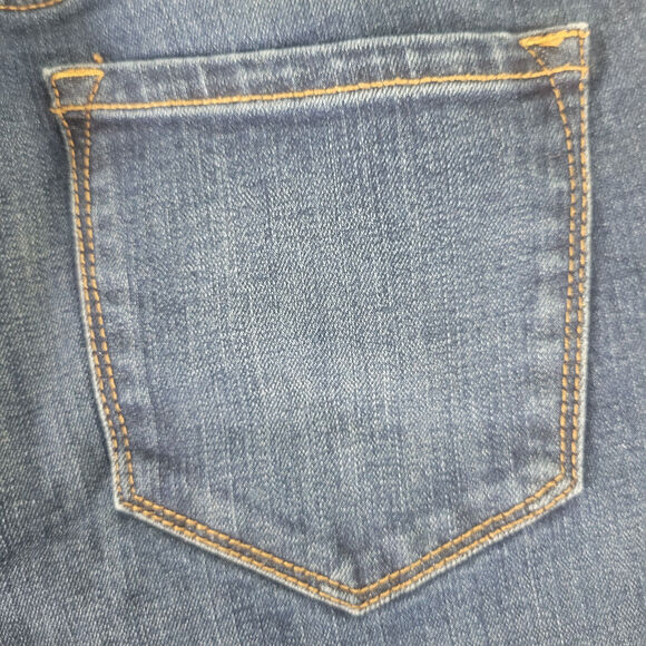 Old Navy Jeans Womens 6 Blue Denim Short Mid Rise Curvy Skinny Leg W29 x L27 - Picture 12 of 13